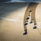 Illustration for article titled A Gigantic Sand Drawing Is How Land Rover Said Farewell To The Defender